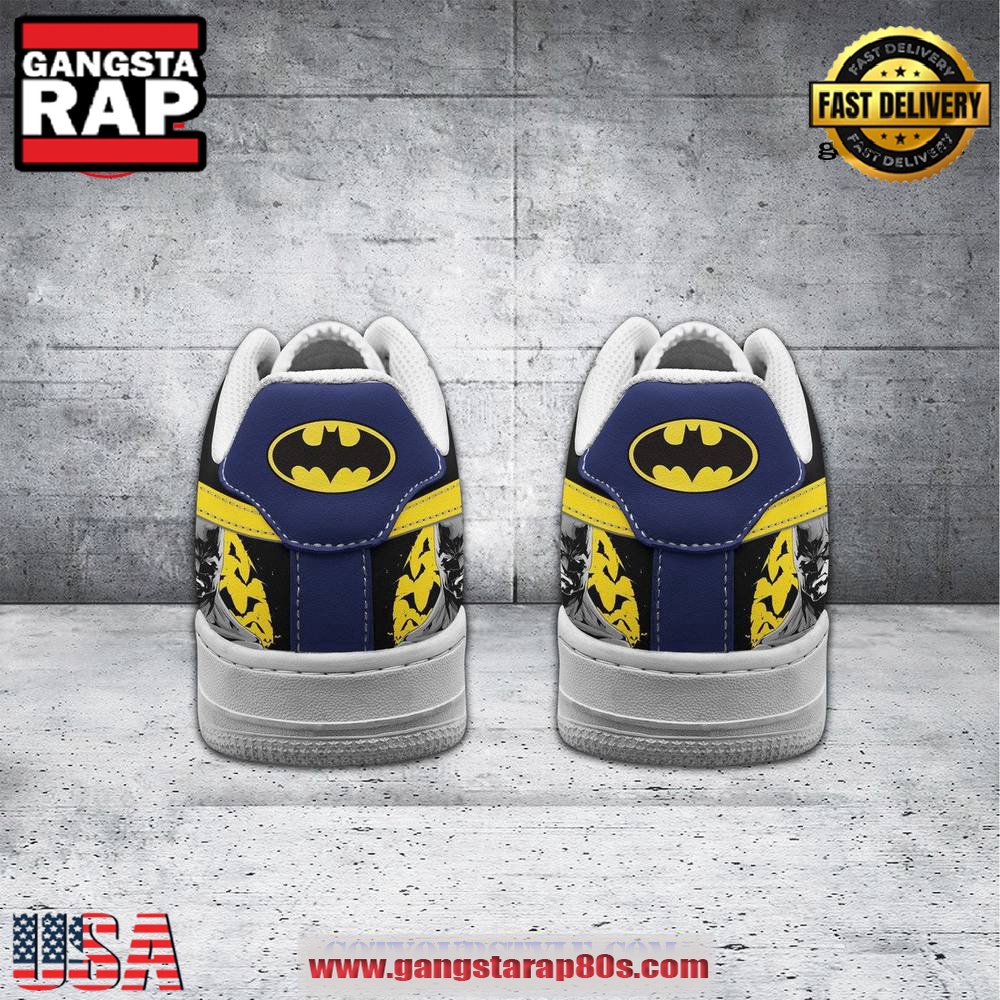 Batman The Caped Crusader Air Force 1 Running Sneakers Shoes Batman The Caped Crusader Air Force 1 Running Sneakers Shoes