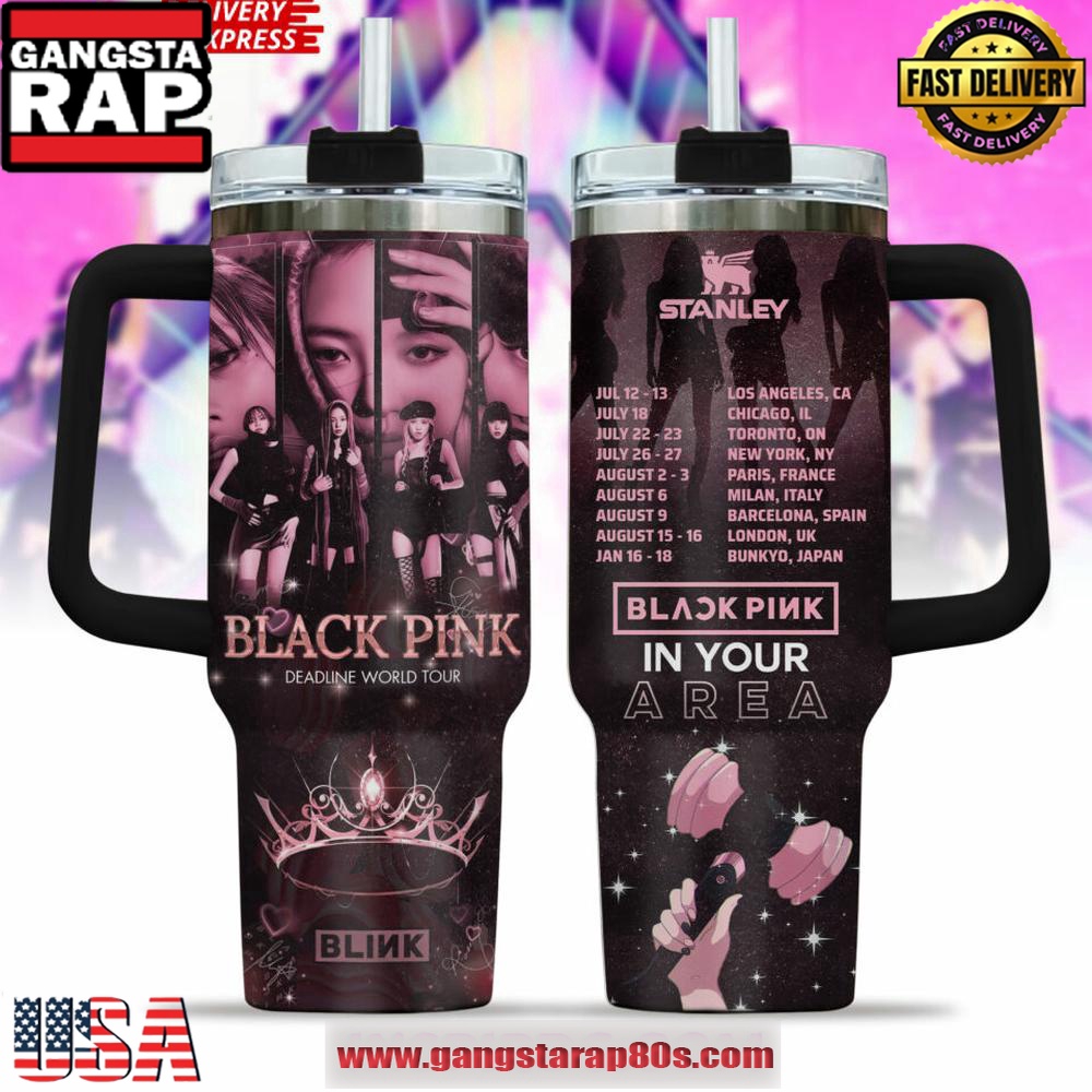 BLACKPINK DEADLINE WORLD TOUR 2025 STANLEY TUMBLER CUP