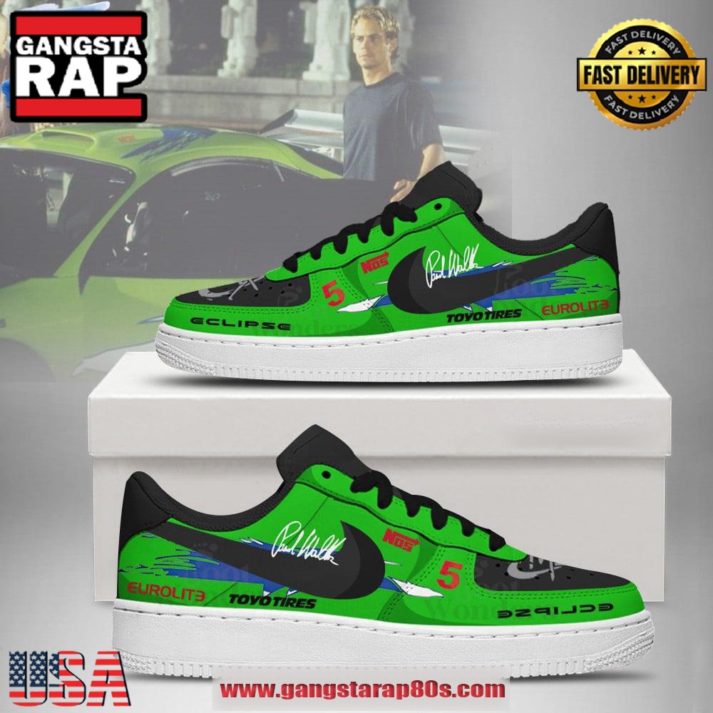 Brian Earl Spilner Eclipse Signature Fast and Furious Air Force 1 Running Sneakers Shoes Brian Earl Spilner Eclipse Signature Fast and Furious Air Force 1 Running Sneakers Shoes