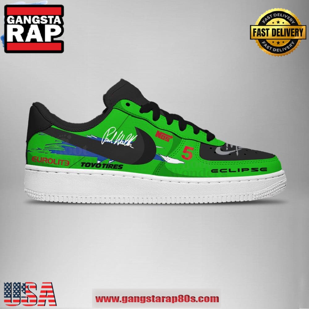 Brian Earl Spilner Eclipse Signature Fast and Furious Air Force 1 Running Sneakers Shoes Brian Earl Spilner Eclipse Signature Fast and Furious Air Force 1 Running Sneakers Shoes