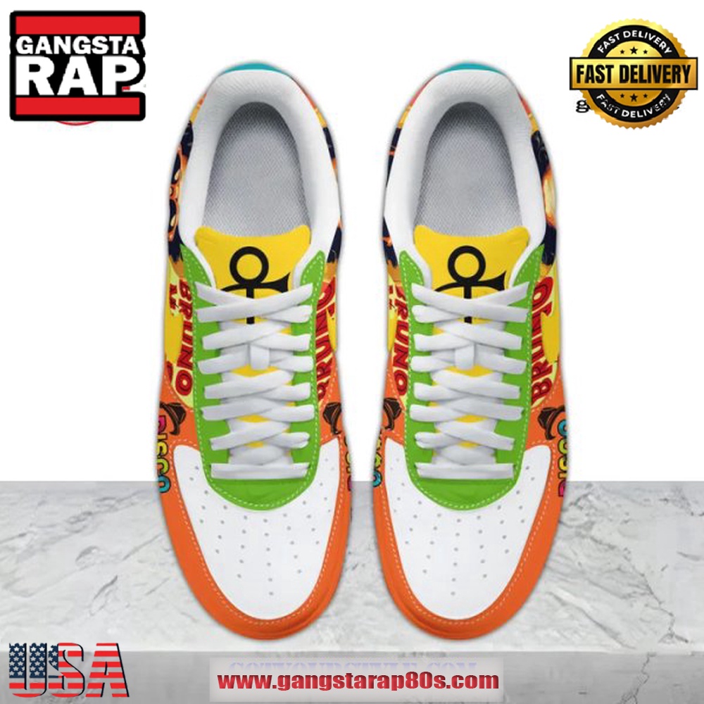 Bruno Mars Disco Limited Edition Air Force 1 Running Sneakers Shoes Bruno Mars Disco Limited Edition Air Force 1 Running Sneakers Shoes