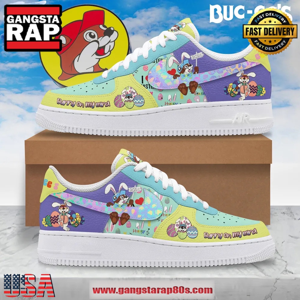 Buc-ee's Bunny On My Mind Limited Edition Air Force Shoes Running Sneakers Shoes Buc-ee's Bunny On My Mind Limited Edition Air Force Shoes Running Sneakers Shoes