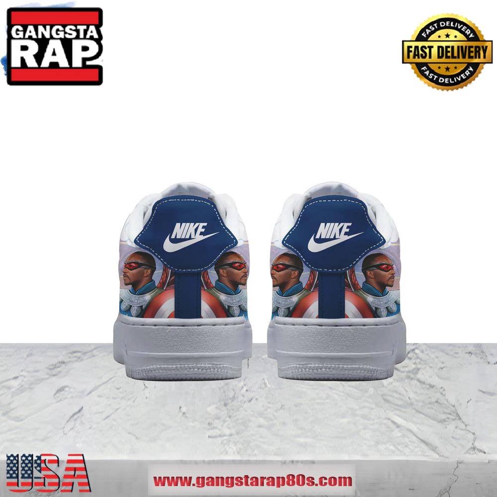 Captain America Brave New World Air Force 1 Sneaker Running Sneakers Shoes Captain America Brave New World Air Force 1 Sneaker Running Sneakers Shoes