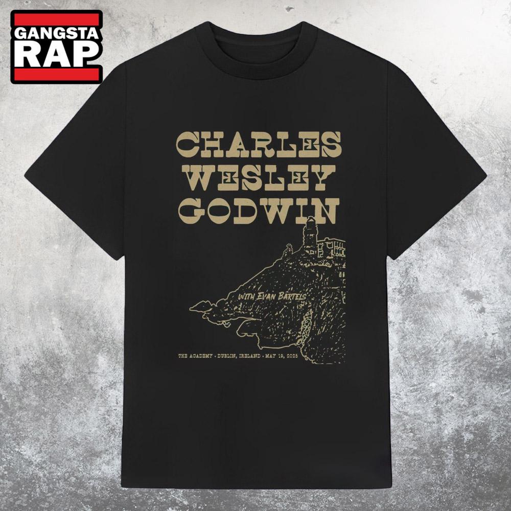 Charles Wesley Godwin The Academy, Dublin, Ireland May 19 2025 Concert T Shirt