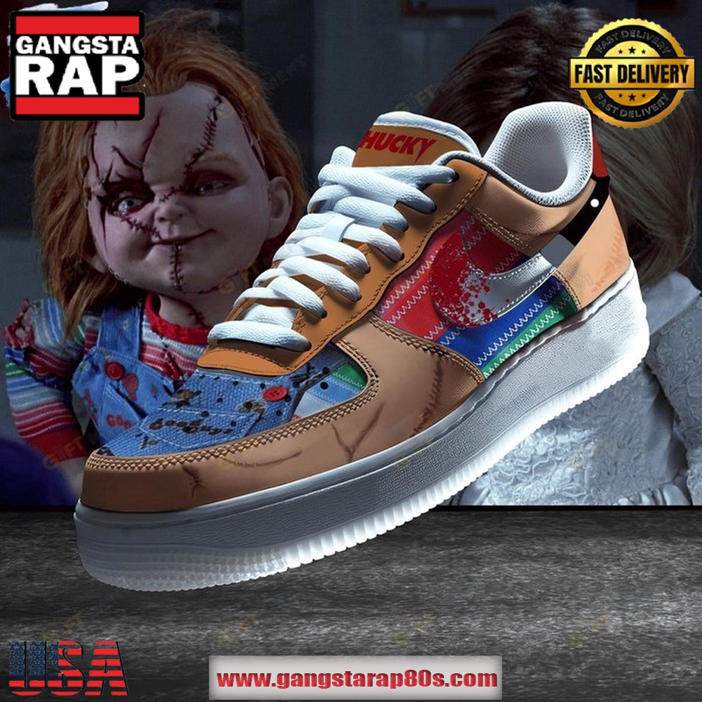 Chucky Halloween Limited Edition Air Force 1 Running Sneakers Shoes
