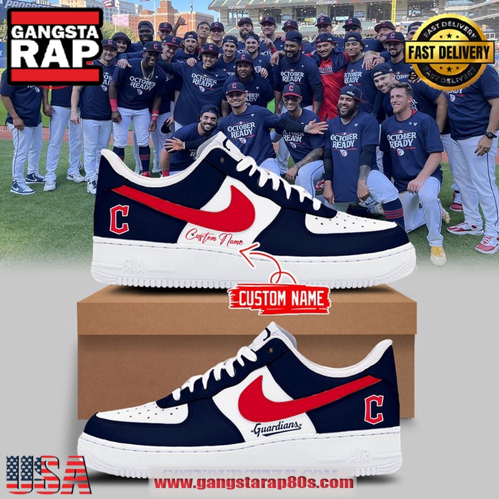 Cleveland Guardians AL Central Champions 2024 Limited Edition Air Force 1 Sneakers Running Sneakers Shoes Cleveland Guardians AL Central Champions 2024 Limited Edition Air Force 1 Sneakers Running Sneakers Shoes