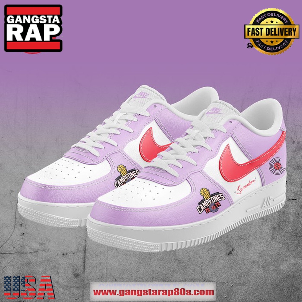 Criollos de Caguas Campeones 2024 Custom Name For Fans Air Force 1 Running Sneakers Shoes