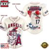 Custom Name And Number MLB Los Angeles Angels Baseball Jersey Shirt