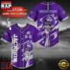 Custom Name And Number TCU Horned Frogs Baseball Jersey Shirt