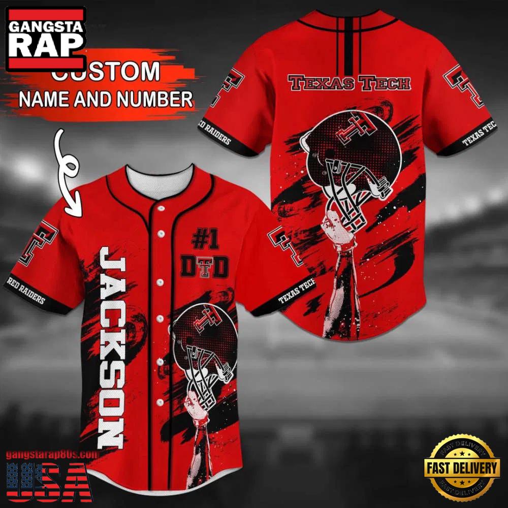 Personalized Texas Tech Red Raiders Summer Baseball Jersey Shirt Personalized Texas Tech Red Raiders Summer Baseball Jersey Shirt