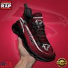 NFL Custom Name Atlanta Falcons Team Logo New Design Max Soul Shoes Running Sneakers 3 Custom Name Atlanta Falcons Black Clunky NFL Sport Max Soul Shoes