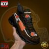 Custom Name Cleveland Browns Black Clunky NFL Sport Max Soul Shoes