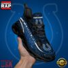 NFL Custom Name Indianapolis Colts Team Logo New Design Max Soul Shoes Running Sneakers 2 Custom Name Indianapolis Colts Black Clunky NFL Sport Max Soul Shoes