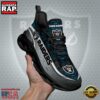 Custom Name Las Vegas Raiders Black Clunky NFL Sport Max Soul Shoes