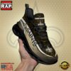 Custom Name New Orleans Saints Black Clunky NFL Sport Max Soul Shoes