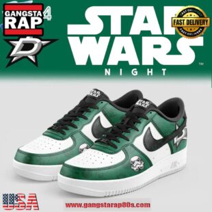 Dallas Stars x Star Wars Night Limited Edition Air Force 1 Sneakers Running Sneakers Shoes
