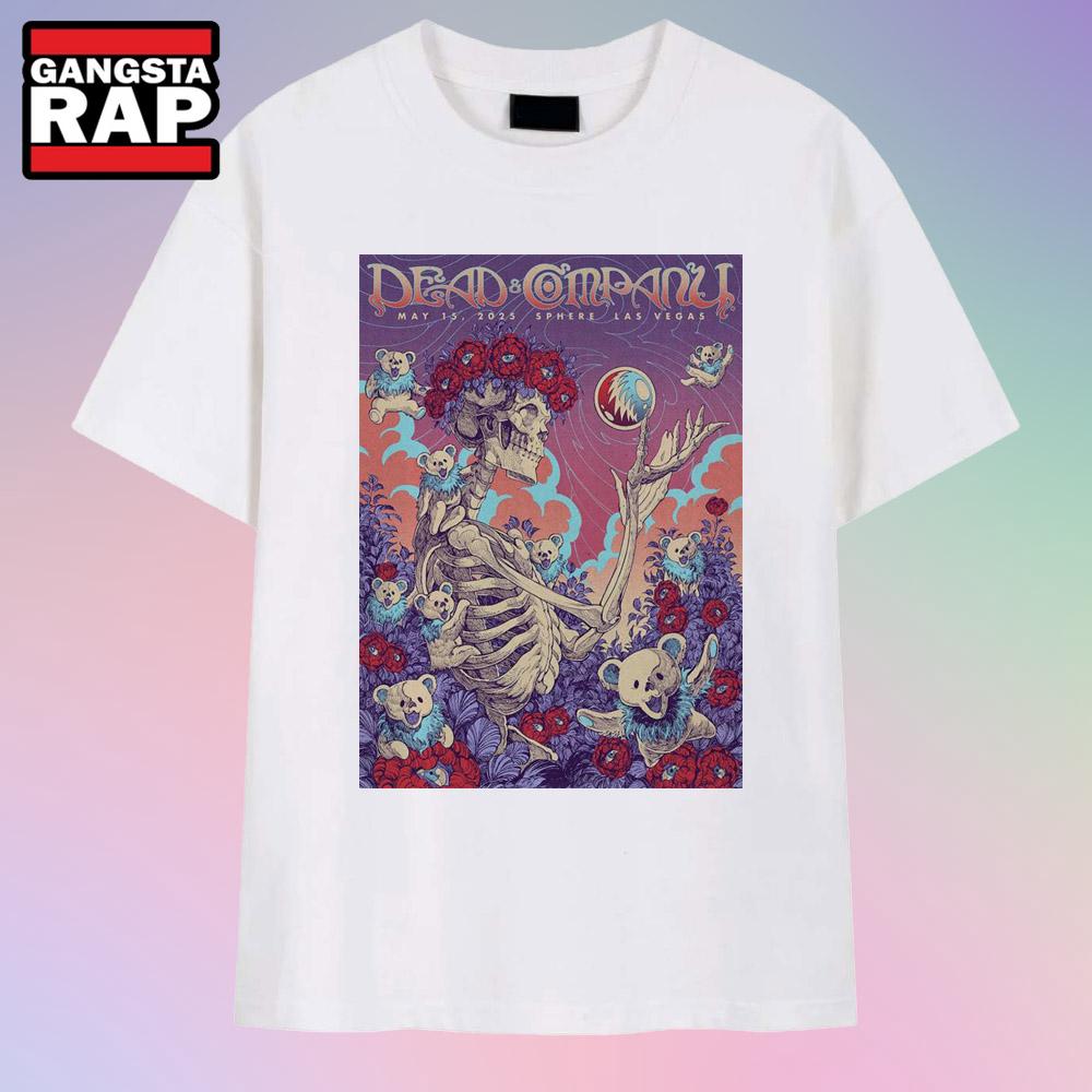 Dead & Company Sphere Las Vegas, NV May 15 2025 Tour T Shirt