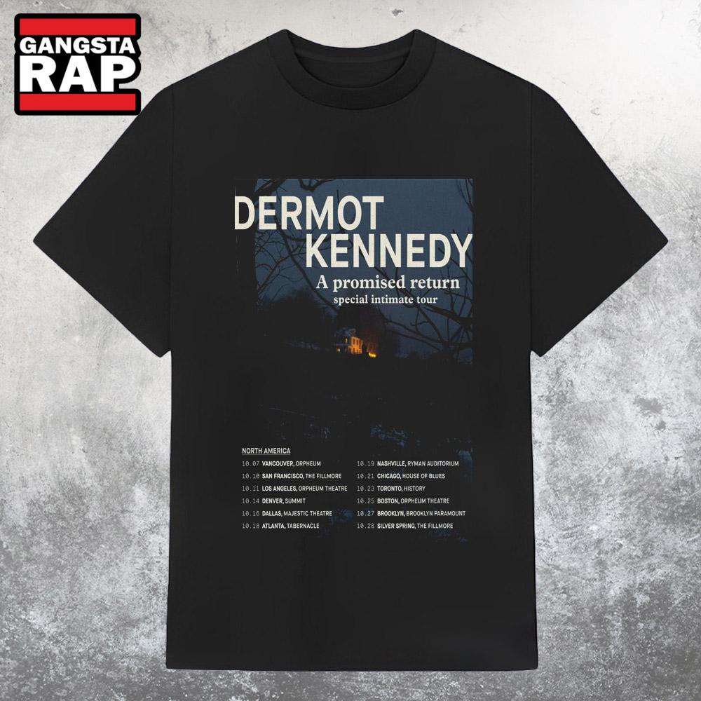 Dermot Kennedy A Promised Return Special Intimate Tour 2025 T Shirt