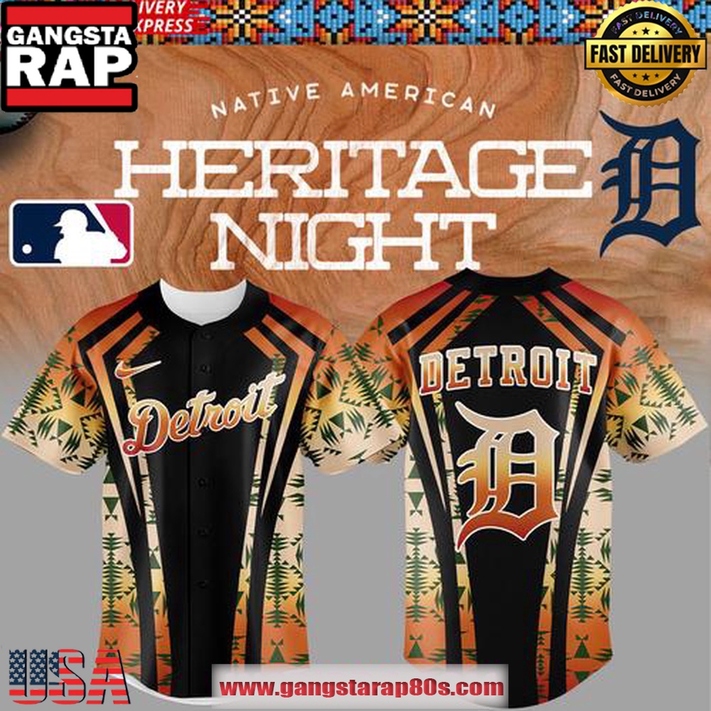 Detroit Tigers Native American Heritage Night Limited Edition 2025 Baseball Jersey Shirt Detroit Tigers Native American Heritage Night Limited Edition 2025 Baseball Jersey Shirt