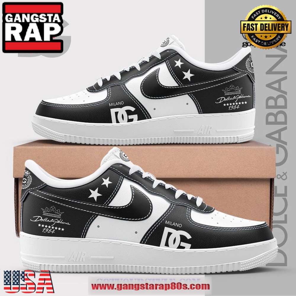 Dolce and Gabbana x Limited Edition Air Force 1 Sneakers Running Sneakers Shoes