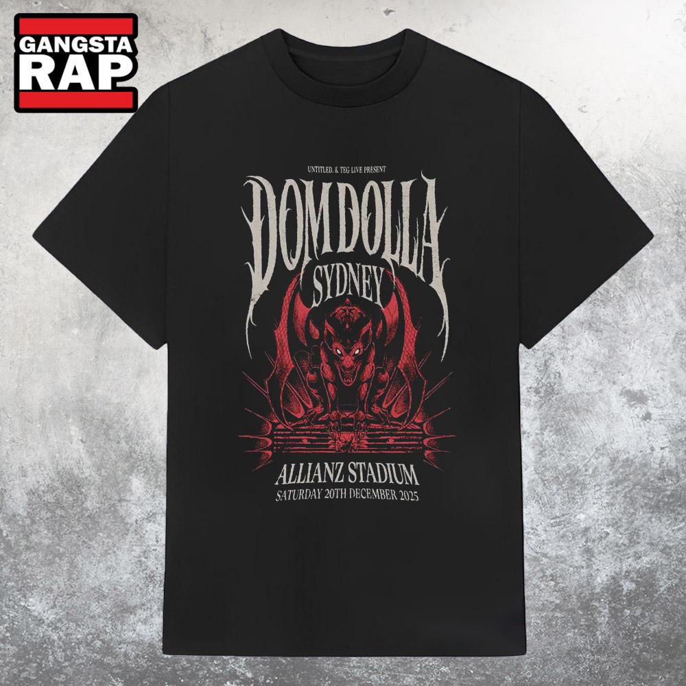 Dom Dolla Allianz Stadium Moore Park, NSW Dec 20 2025 Tour T Shirt
