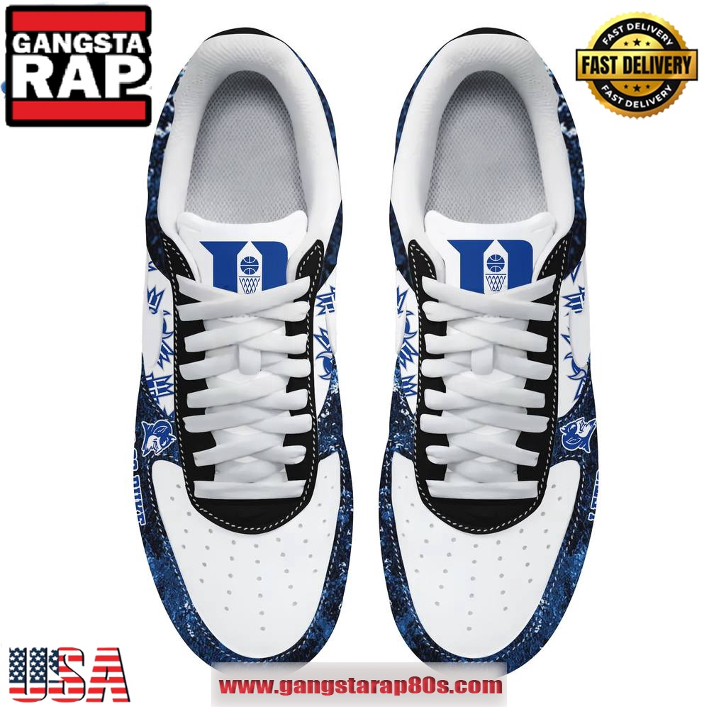 Duke Basketball Blue Devils Air Force 1 Running Sneakers Shoes