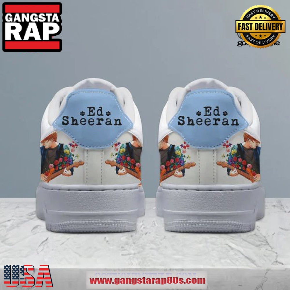 Ed Sheeran Perfect X Limited Edition Air Force 1 Running Sneakers Shoes Ed Sheeran Perfect X Limited Edition Air Force 1 Running Sneakers Shoes