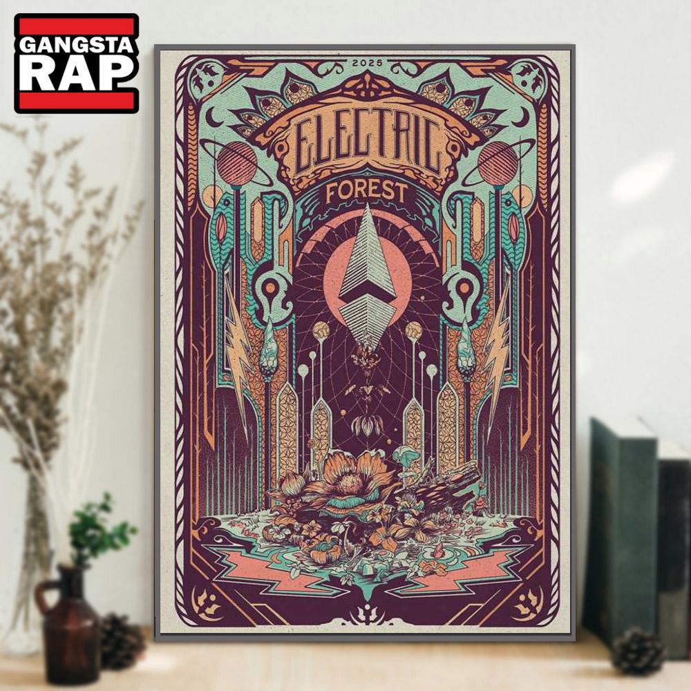 Electric Forest New 2025 Poster Canvas Art