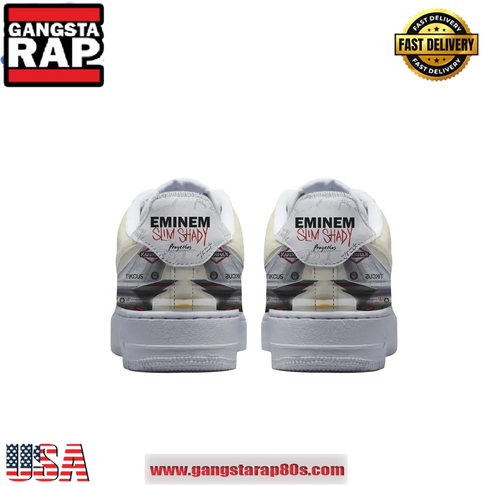 Eminem 3 AM Slim Shady Air Force 1 Running Sneakers Shoes Eminem 3 AM Slim Shady Air Force 1 Running Sneakers Shoes