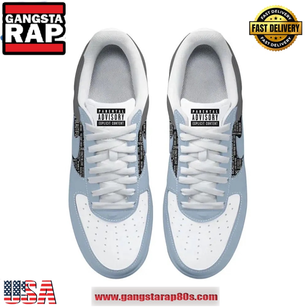 Eminem B-Rabbit Limited Edition Air Force 1 Running Sneakers Shoes Eminem B-Rabbit Limited Edition Air Force 1 Running Sneakers Shoes