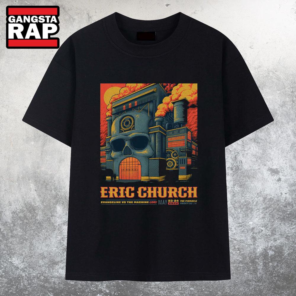 Eric Church The Pinnacle Nashville, TN May 23-24 2025 Tour T Shirt