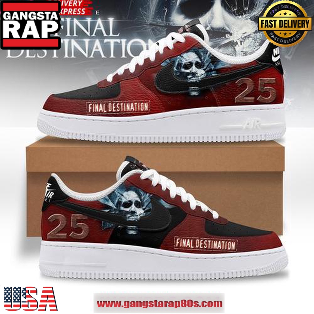 Final Destination 25th Anniversary Limited Edition Air Force 1 Sneakers Shoes
