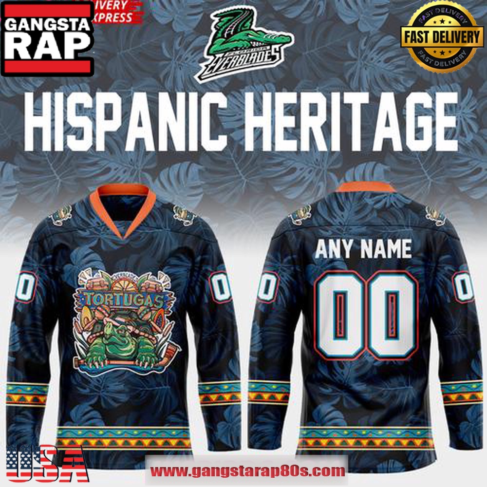 Florida Everblades Hispanic Heritage 2025 Hockey Jersey Florida Everblades Hispanic Heritage 2025 Hockey Jersey