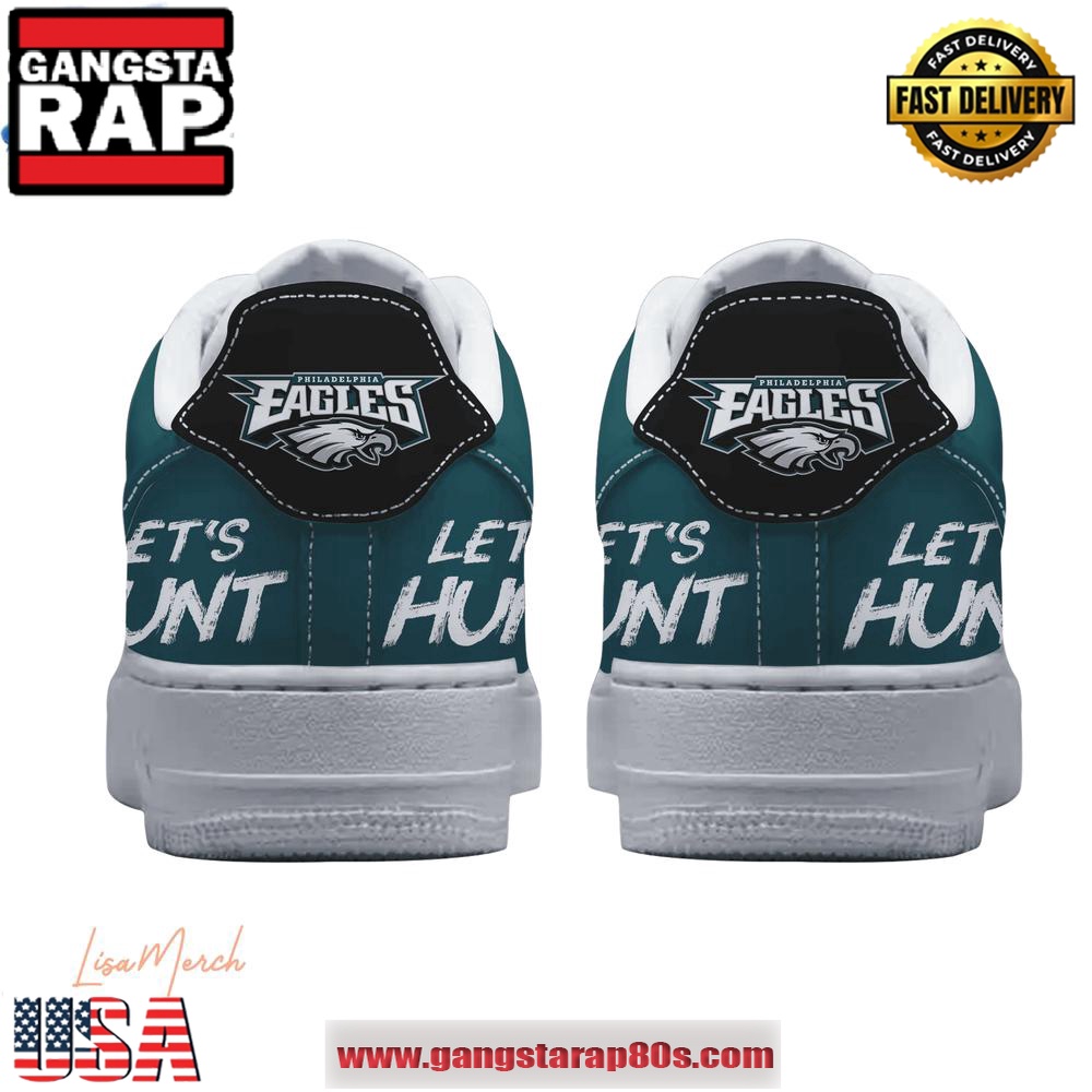 Fly Eagles Fly Let's Hunt Air Force 1 Running Sneakers Shoes Fly Eagles Fly Let's Hunt Air Force 1 Running Sneakers Shoes