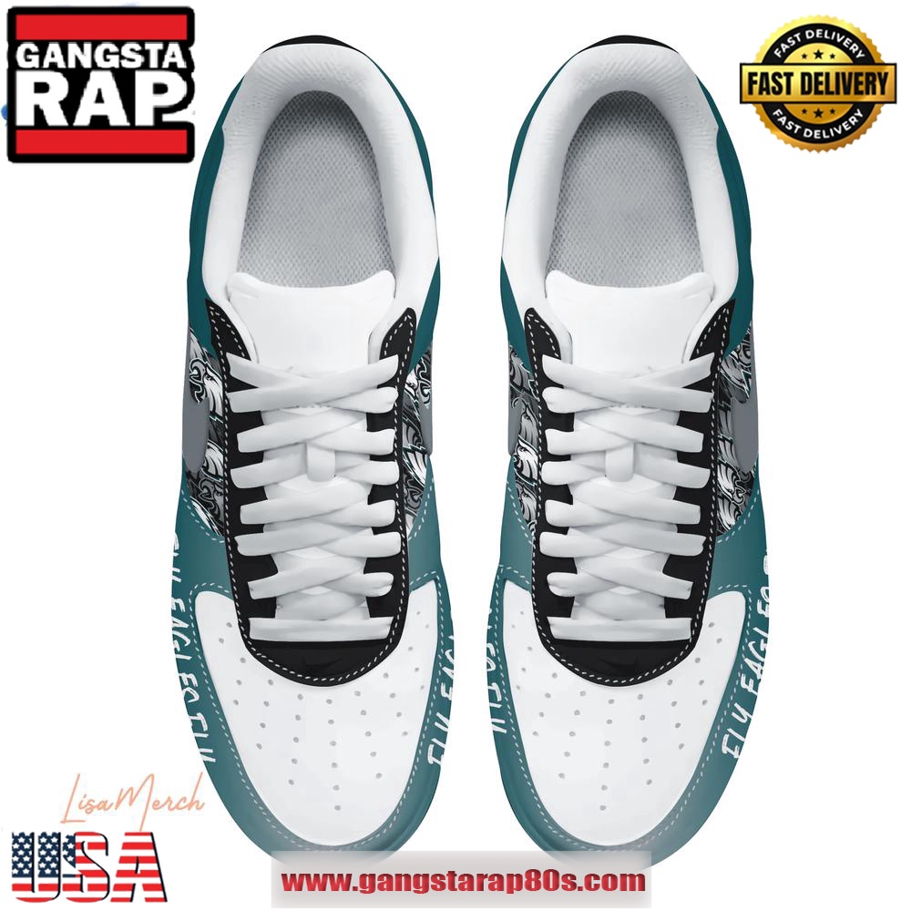 Fly Eagles Fly Let's Hunt Air Force 1 Running Sneakers Shoes Fly Eagles Fly Let's Hunt Air Force 1 Running Sneakers Shoes