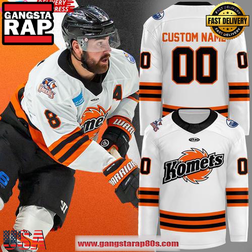 Fort Wayne Komets 2025 Kelly Cup Playoffs Official Custom Hockey Jersey Fort Wayne Komets 2025 Kelly Cup Playoffs Official Custom Hockey Jersey