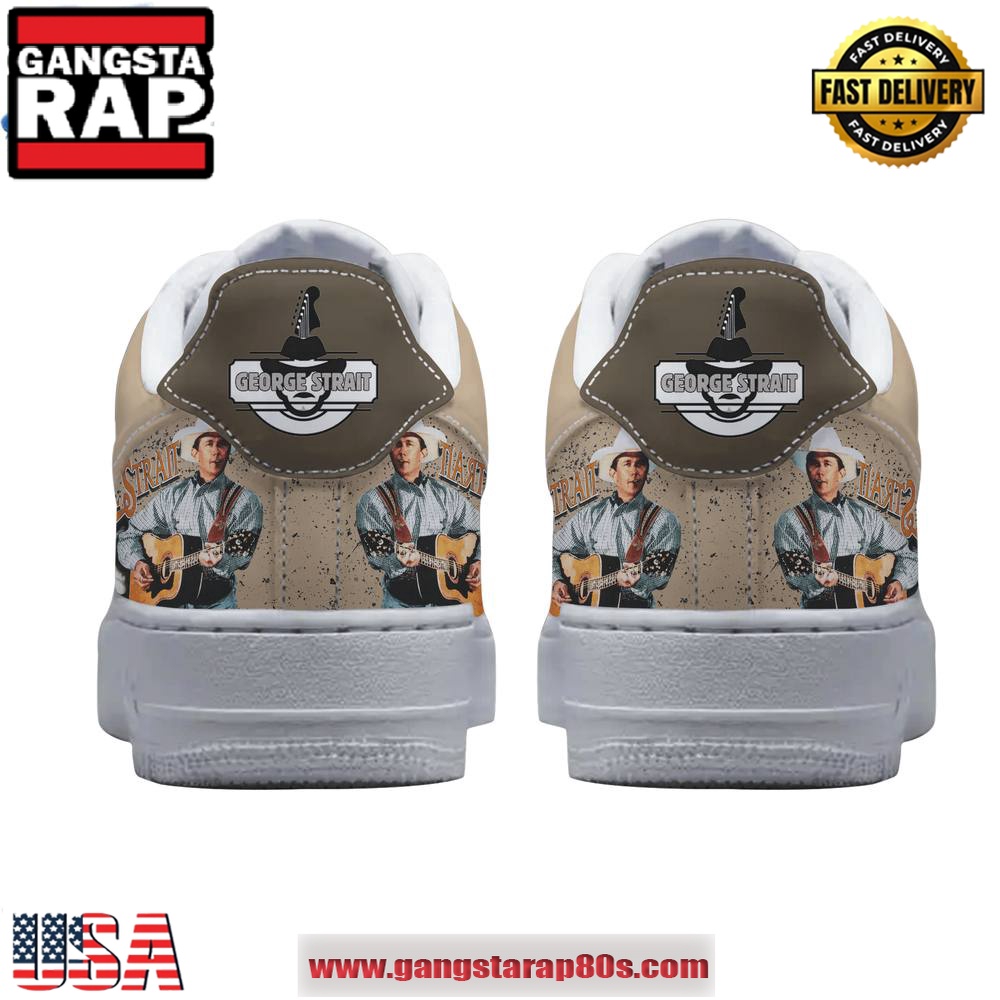 George Strait Cowboys And Dreamers Air Force 1 Running Sneakers Shoes George Strait Cowboys And Dreamers Air Force 1 Running Sneakers Shoes