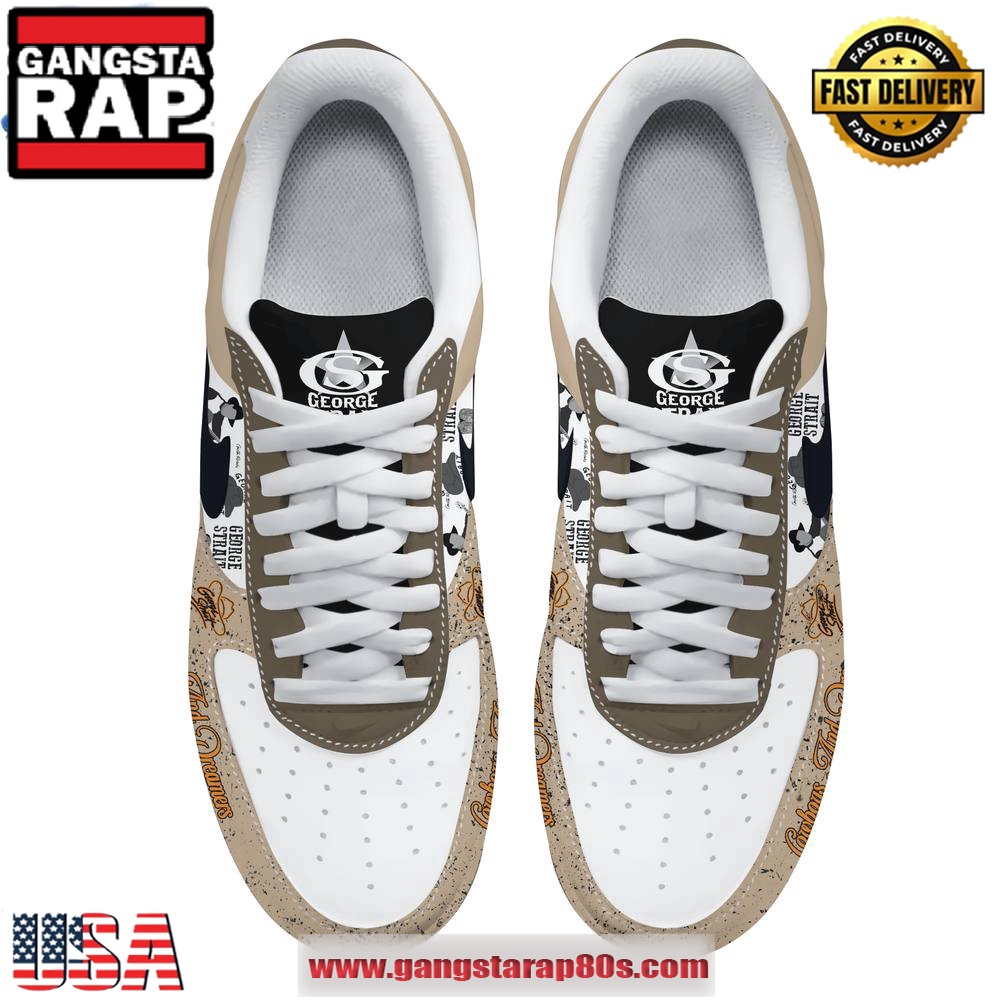George Strait Cowboys And Dreamers Air Force 1 Running Sneakers Shoes