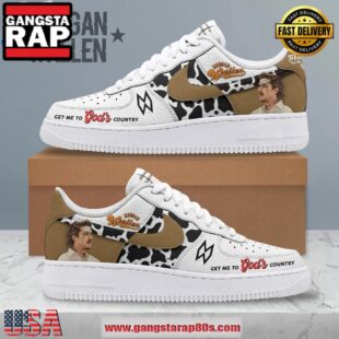 Get Me To God's Country Morgan Wallen Air Force 1 Running Sneakers Shoes