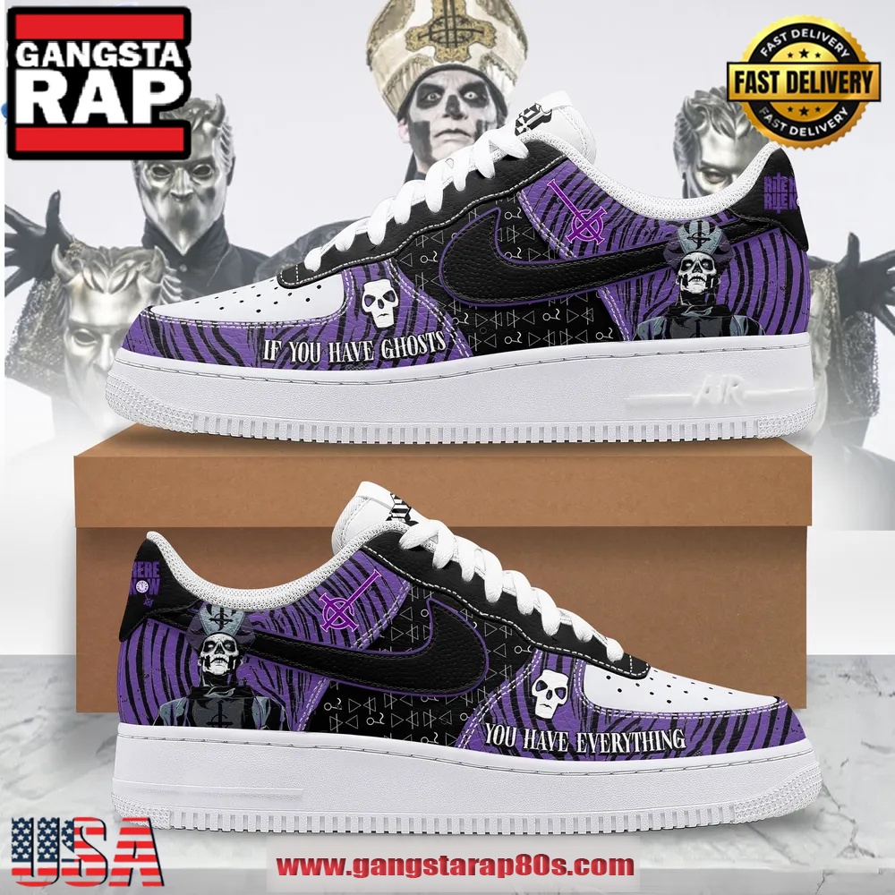 Ghost If You Have Ghosts Limited Edition Air Force Shoes Running Sneakers Shoes