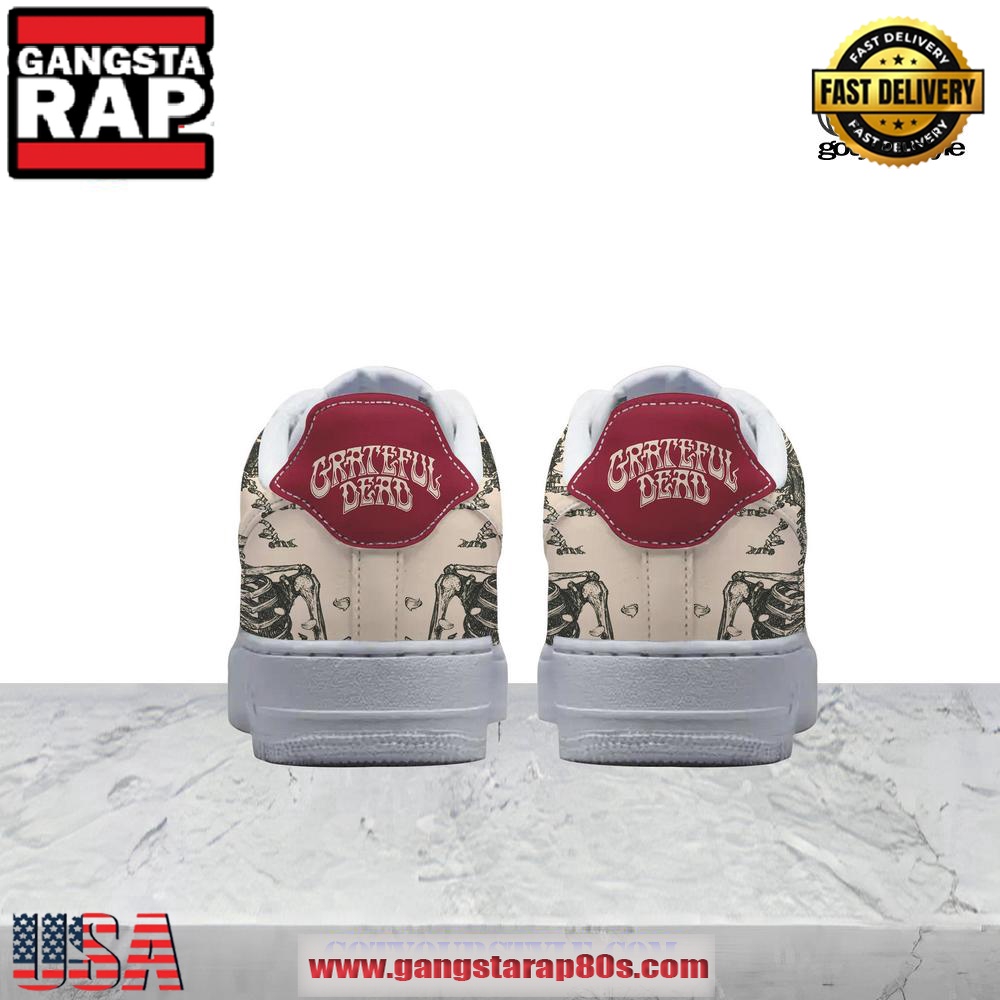 Grateful Dead Skull Limited Air Force 1 Running Sneakers Shoes Grateful Dead Skull Limited Air Force 1 Running Sneakers Shoes