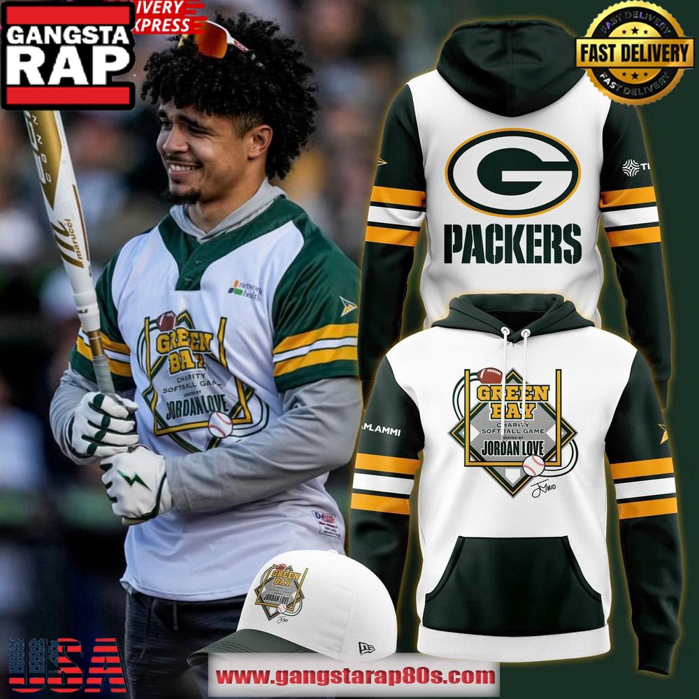 Green Bay Charity Softball x Jordan Love 2025 All Over Print Hoodie