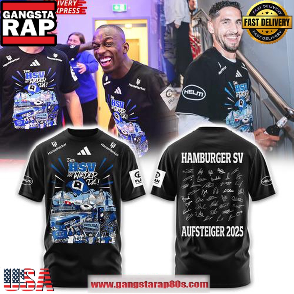 Hamburger SV Promotion 2025 Commemorative Limited Unisex T Shirt Hamburger SV Promotion 2025 Commemorative Limited Unisex T Shirt