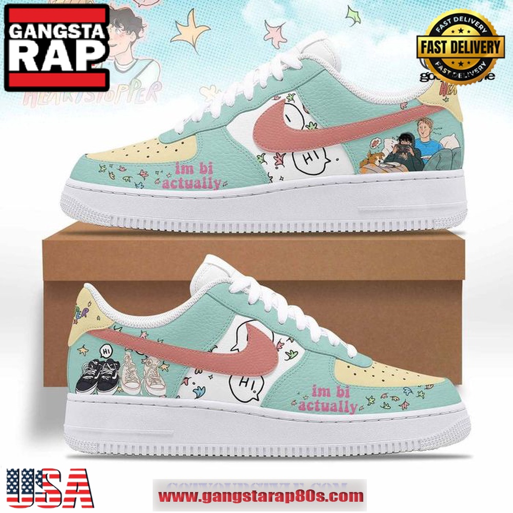 Heartstopper TV Series Limited Edition Air Force 1 Sneakers Running Sneakers Shoes