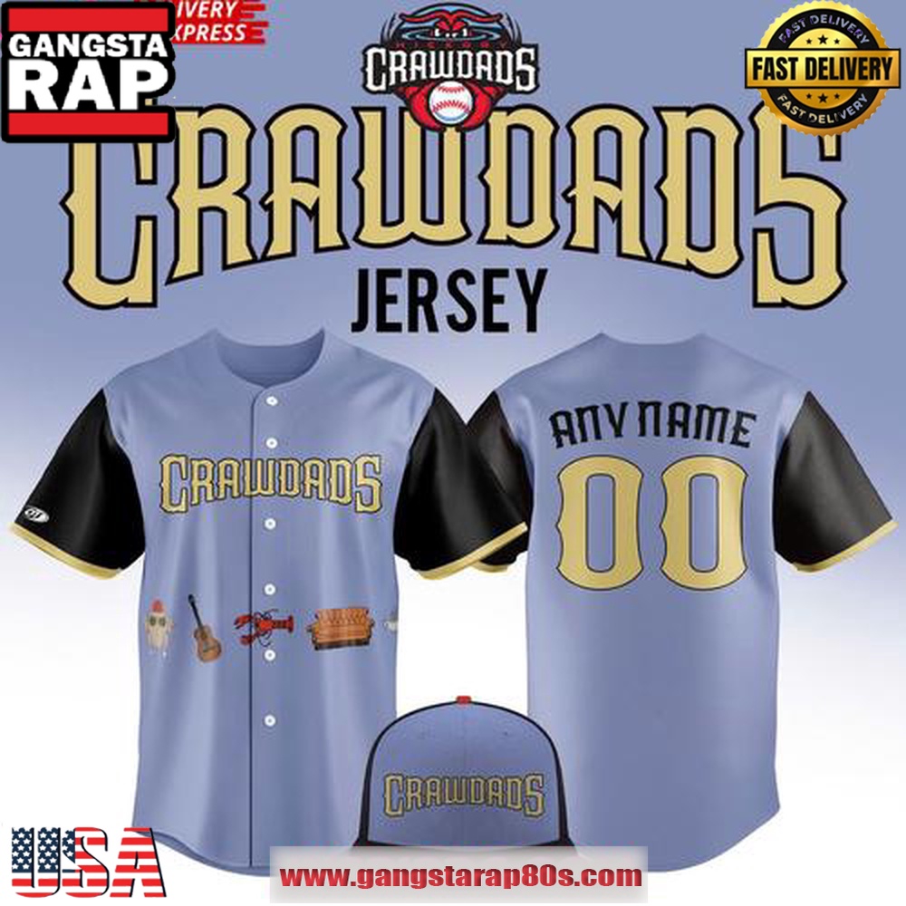 Hickory Crawdads Baseball x Friends Day Night 2025 Custom Baseball Jersey