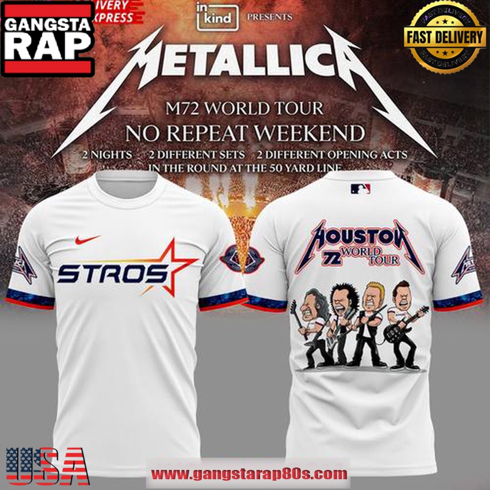 Houston Astros x Metallica 2025 Unisex T Shirt Houston Astros x Metallica 2025 Unisex T Shirt