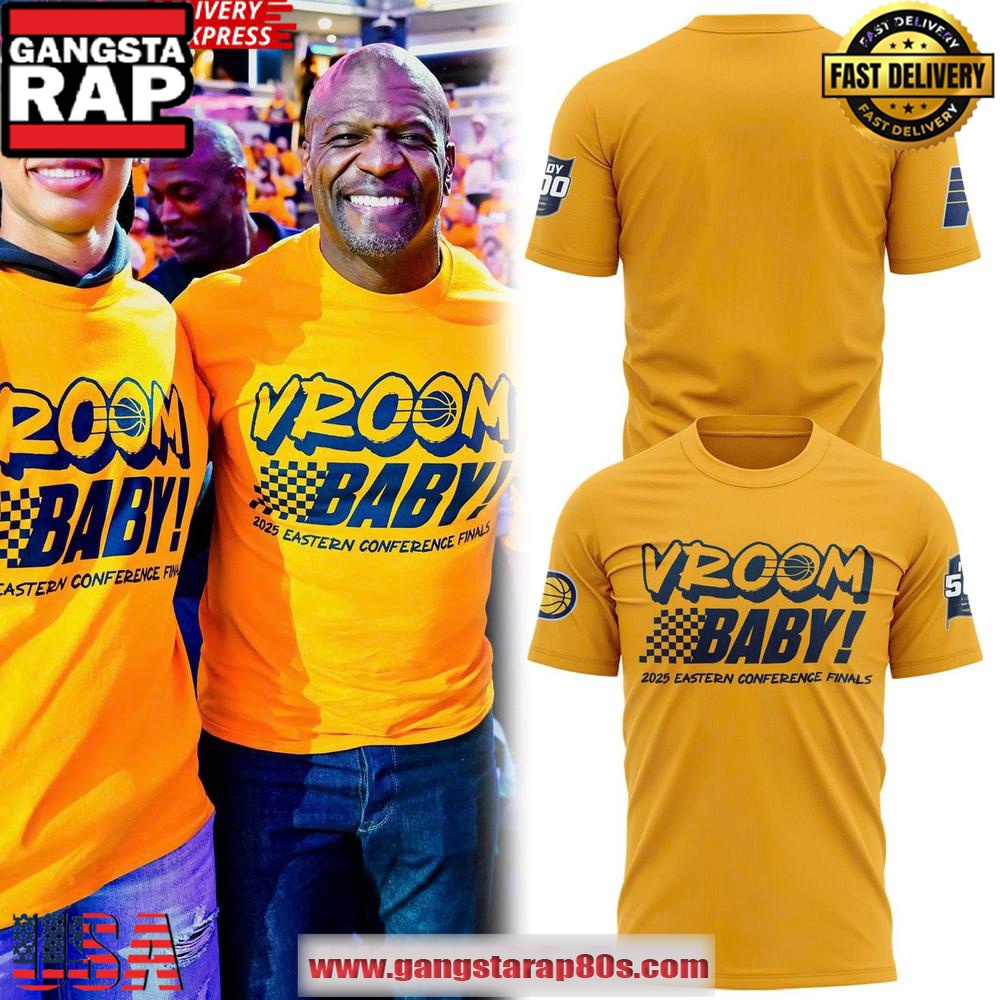 Indiana Pacers VROOM BABY 2025 Eastern Conference Finals Limited Unisex T-Shirt Indiana Pacers VROOM BABY 2025 Eastern Conference Finals Limited Unisex T-Shirt
