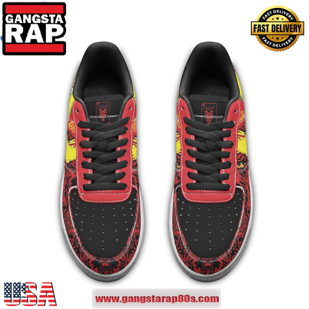 Insane Clown Posse Psychopathic Limited Edition Air Force 1 Running Sneakers Shoes Insane Clown Posse Psychopathic Limited Edition Air Force 1 Running Sneakers Shoes