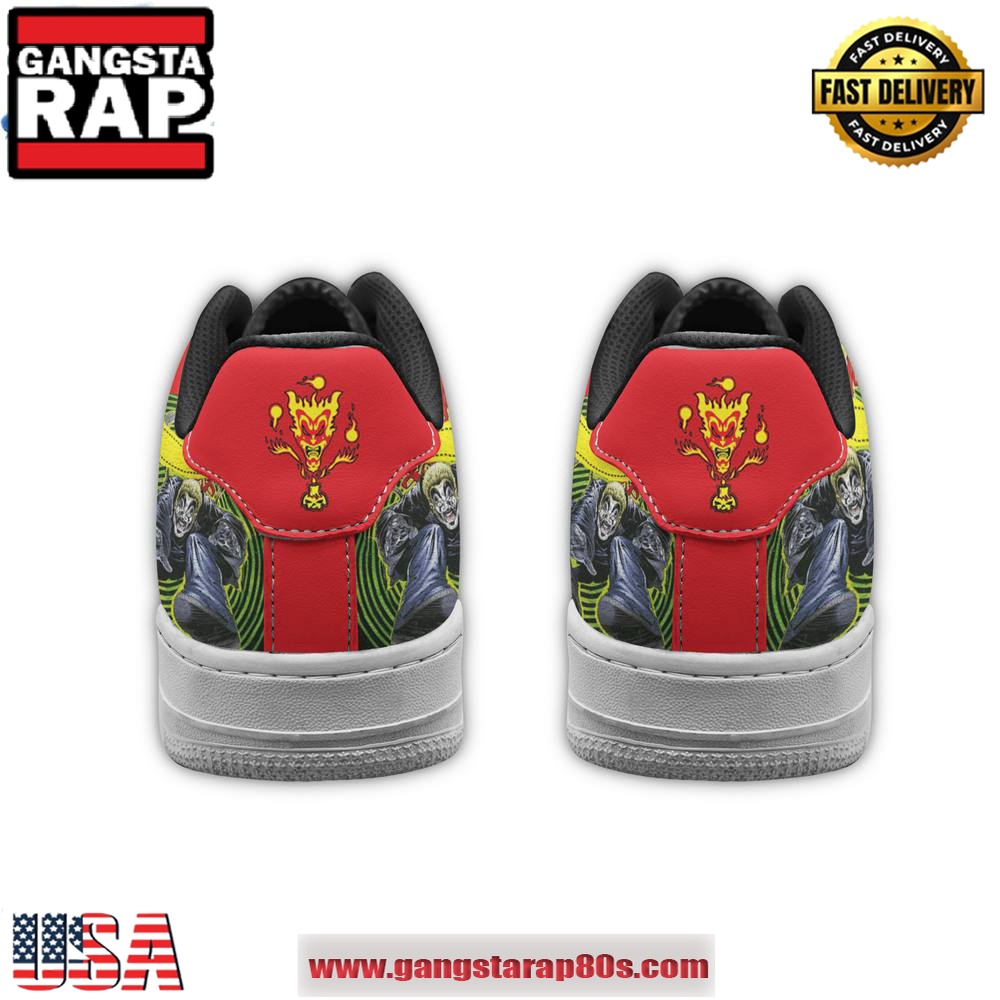Insane Clown Posse Psychopathic Limited Edition Air Force 1 Running Sneakers Shoes Insane Clown Posse Psychopathic Limited Edition Air Force 1 Running Sneakers Shoes