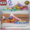 Inside Out 2 Disney Movie Limited Edition Air Force 1 Running Sneakers Shoes